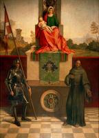 Giorgione - Madonna Enthroned with the Child between St Francis and St